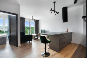 Loftowy apartament w Gdyni z balkonem